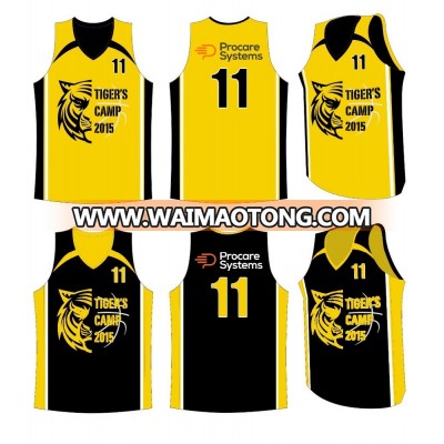 2018 Sublimated customized basketball uniforms design, camo basketball uniforms/Cheap reversible Basketball Uniform